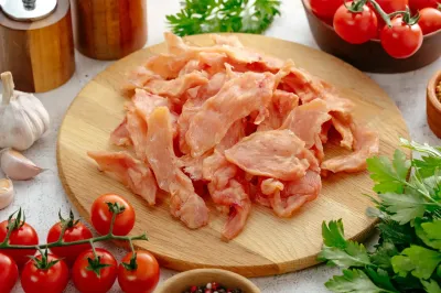 Чипсы мясные янтарные